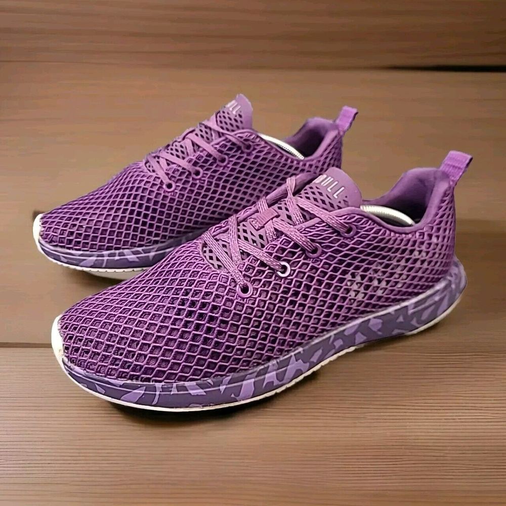 Nobull Toomey Diamond Mesh Tye Dye Runners Purple Camo Men's‎ 10.5 Women's 12